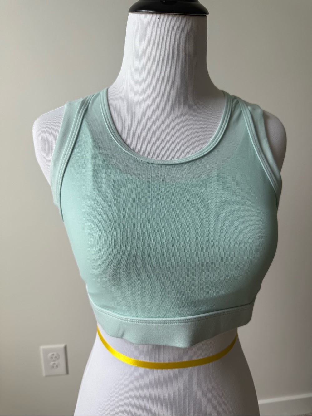 Mono B Mint Green Racerback Sports Bra